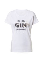 EINSTEIN & NEWTON Maglietta 'Gin Weg'  oro / offwhite / nero