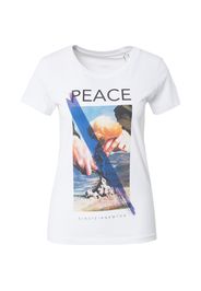 EINSTEIN & NEWTON Maglietta 'Peace'  bianco / colori misti