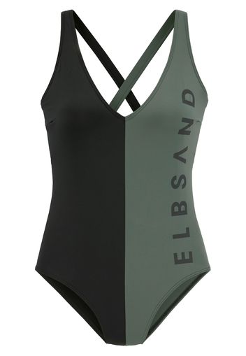 Elbsand Costume intero  verde / nero