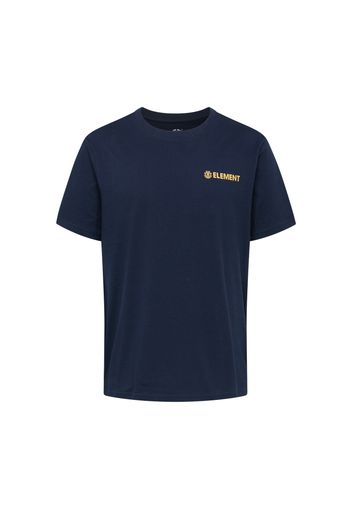 ELEMENT Maglietta 'BLAZIN'  navy / giallo chiaro