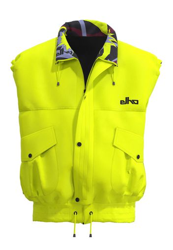 elho Gilet sportivo 'Verbier 89'  giallo neon / nero