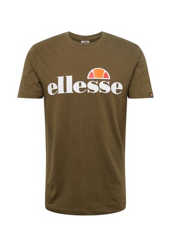 ELLESSE Maglietta  cachi / bianco / melone / arancione