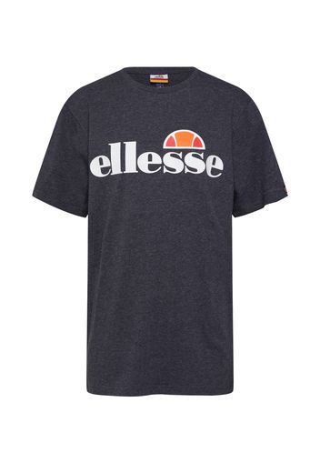 ELLESSE Maglietta 'Albany'  grigio scuro / bianco / arancione / rosso