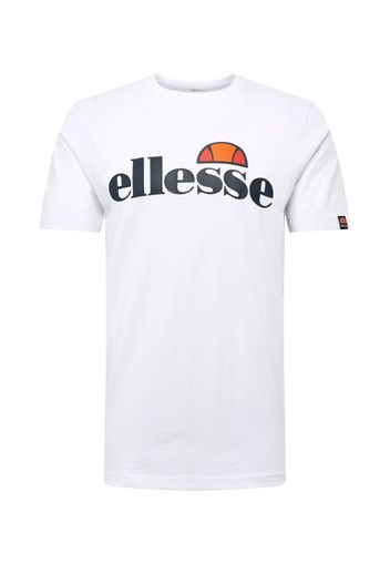 ELLESSE Maglietta  bianco / nero / arancione / rosso