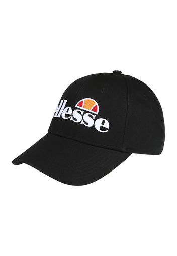 ELLESSE Cappello 'Ragusa'  nero / bianco / rosso / arancione