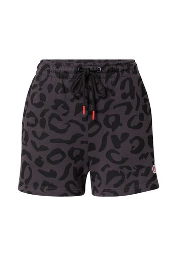 ELLESSE Pantaloni  nero / antracite / bianco / rosso