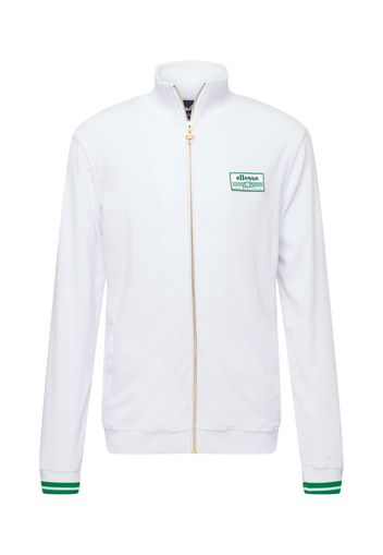 ELLESSE Giacca di felpa  bianco / verde