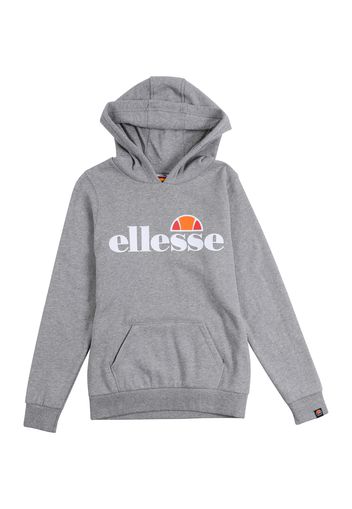 ELLESSE Felpa 'Jero'  grigio / bianco / arancione / rosso chiaro