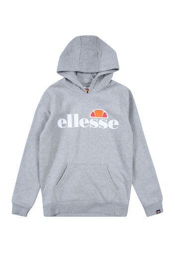 ELLESSE Felpa 'Isoble'  grigio sfumato / bianco / rosso