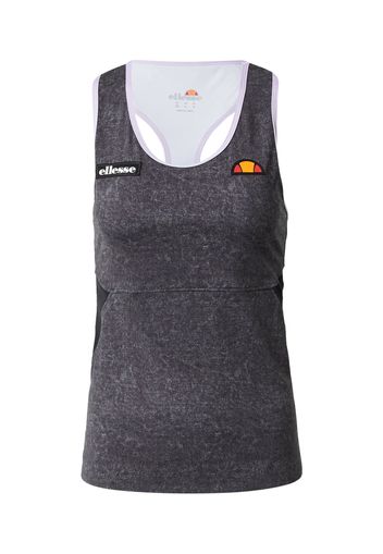 ELLESSE Top sportivo  nero denim / arancione / rosso / bianco