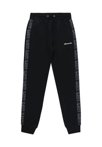 ELLESSE Pantaloni  grigio / nero / bianco