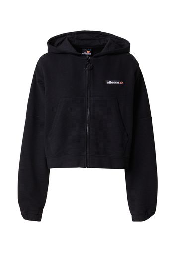 ELLESSE Giacca di felpa  rosso / nero / bianco