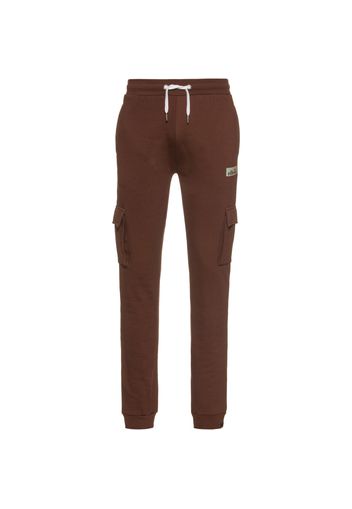 ELLESSE Pantaloni sportivi 'Mattio'  marrone / grigio chiaro / rosso