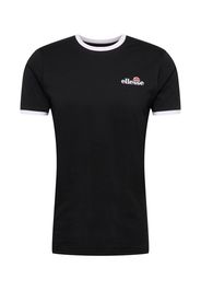 ELLESSE Maglietta 'Meduno'  nero / bianco / rosso fuoco / arancione