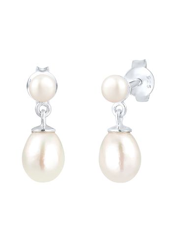 ELLI PREMIUM Orecchini  argento / bianco perla