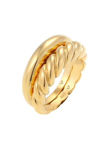 ELLI PREMIUM Anello 'Twisted'  oro