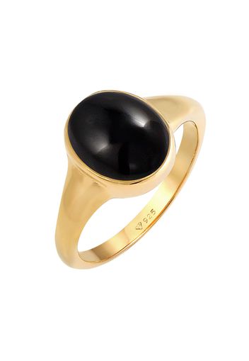 ELLI Anello 'Edelstein Ring'  oro / nero