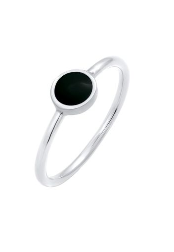 ELLI Anello  nero / argento