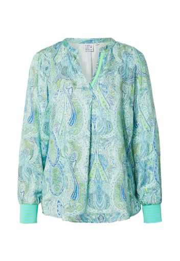 Emily Van Den Bergh Camicia da donna  blu chiaro / menta / verde chiaro / bianco