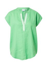 Emily Van Den Bergh Camicia da donna  verde chiaro / offwhite