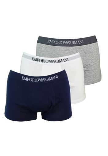 Emporio Armani Boxer  blu scuro / grigio sfumato / bianco