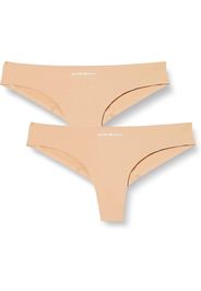 Emporio Armani String  beige / bianco