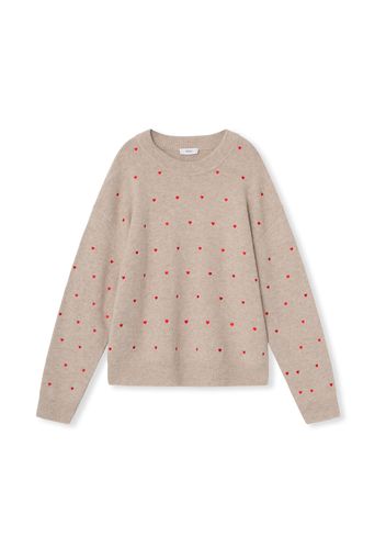 Envii Pullover  cappuccino / rosso