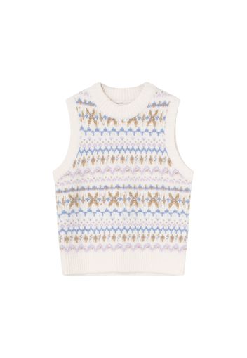 Envii Pullover 'Crown'  crema / blu fumo / marrone chiaro