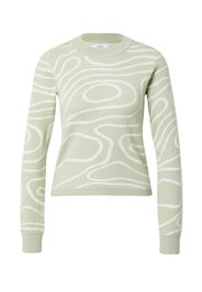 Envii Pullover 'NETTLE'  verde chiaro / bianco