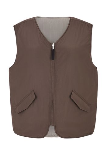 Esmé Studios Gilet 'Kinsley'  marrone / bianco