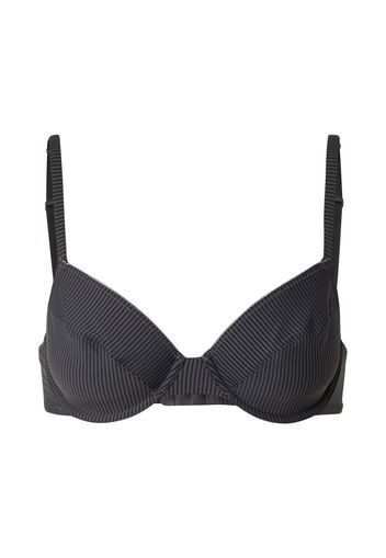 ESPRIT Reggiseno  grigio scuro / nero