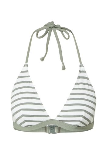 ESPRIT Top per bikini  grigio / bianco