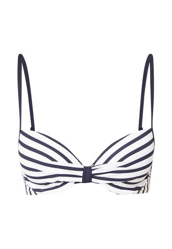 ESPRIT Top per bikini  navy / bianco