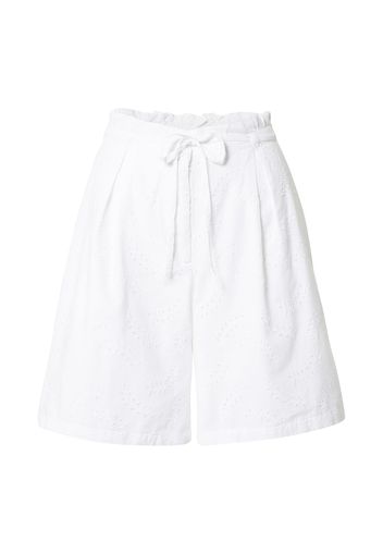 ESPRIT Pantaloni con pieghe  bianco