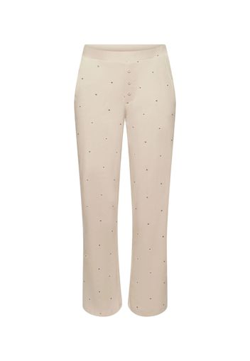 ESPRIT Pantaloncini da pigiama  beige / nero