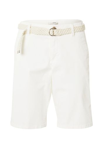 ESPRIT Pantaloni chino  bianco