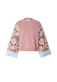 Essentiel Antwerp Felpa 'Casava'  blu chiaro / malva / rosa / nero