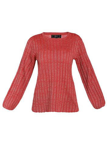 faina Pullover  rosso sfumato / argento