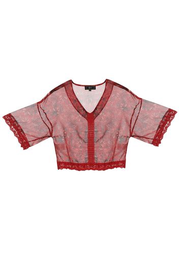 faina Camicia da donna  rosso / colori misti