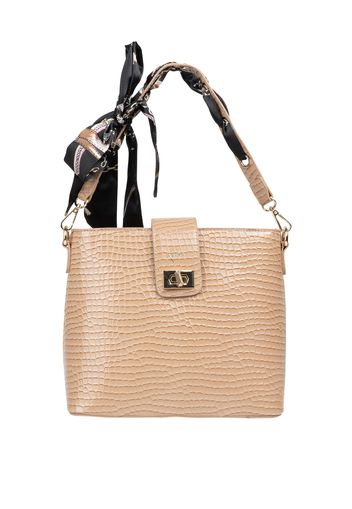 faina Borsa a mano  beige scuro / nero