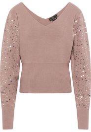 faina Pullover  argento / marrone chiaro