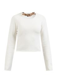 faina Pullover  bianco lana