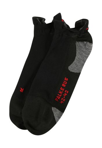 FALKE Calzino sportivo  nero / grigio sfumato / rosso