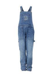 FAMILY 1ST FAMILY 4EVER Pantaloni con pettorina 'Hard Working Dungarees'  blu