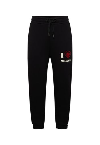 Family First Pantaloni 'I LOVE'  rosso / nero / bianco