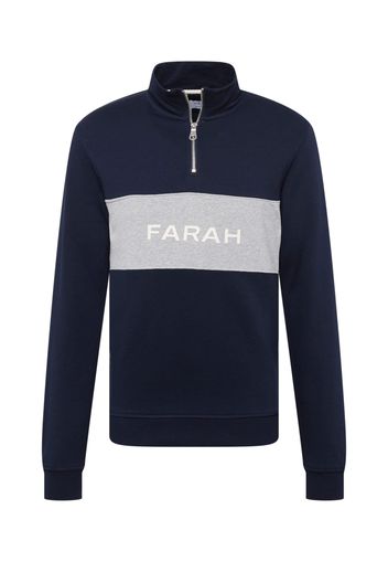 FARAH Felpa 'ORFORD'  navy / grigio sfumato / bianco