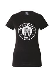 FC St. Pauli Maglietta  nero / bianco