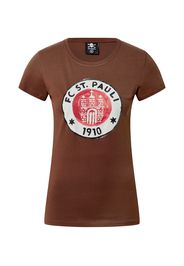 FC St. Pauli Maglietta  rosso / marrone / bianco