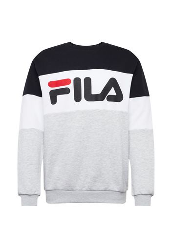 FILA Felpa  nero / bianco / grigio sfumato / rosso