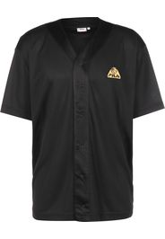 FILA Camicia funzionale 'Jordan'  nero / giallo